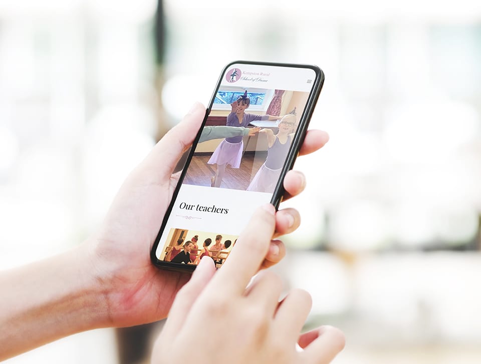 Web design for Kempston Rural Dance feature image 2