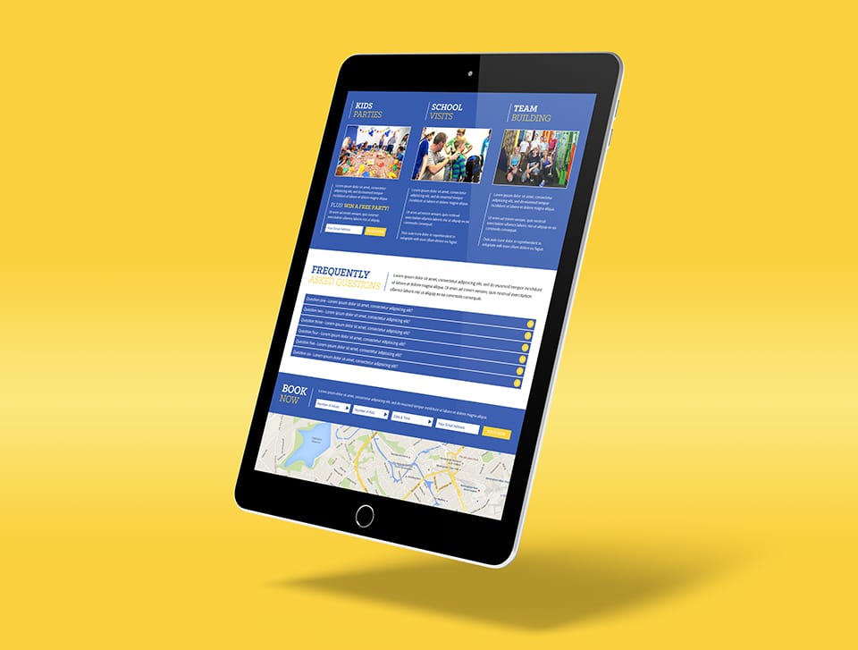 Rock Up web design image 3