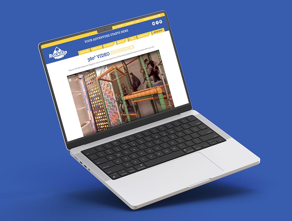 Rock Up web design image 5