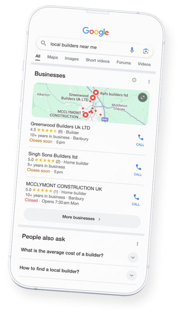 SEO for tradespeople